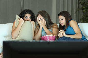 Watching horror movie Horror movie affects health