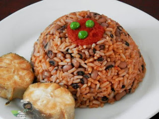 Nigerian rice and beans Nigerian foods that help you gain weight